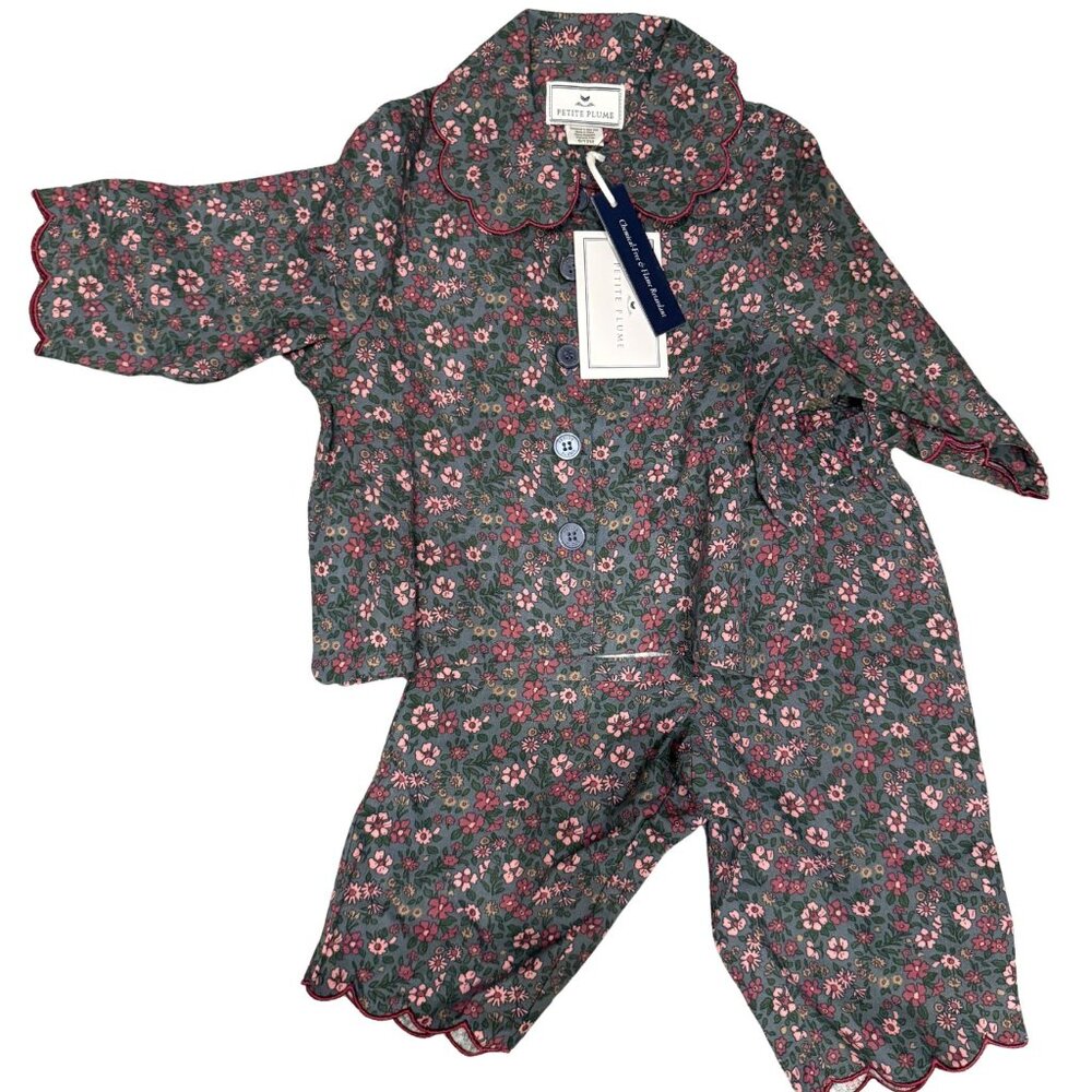 NWT Petite Plume Pajamas 6/12M